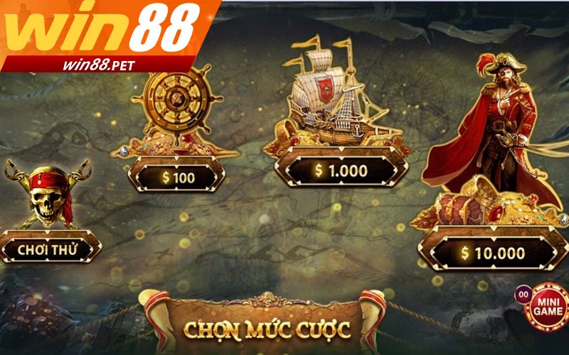 Nổ Hũ Pirate Kings nhiều mức cược khác nhau